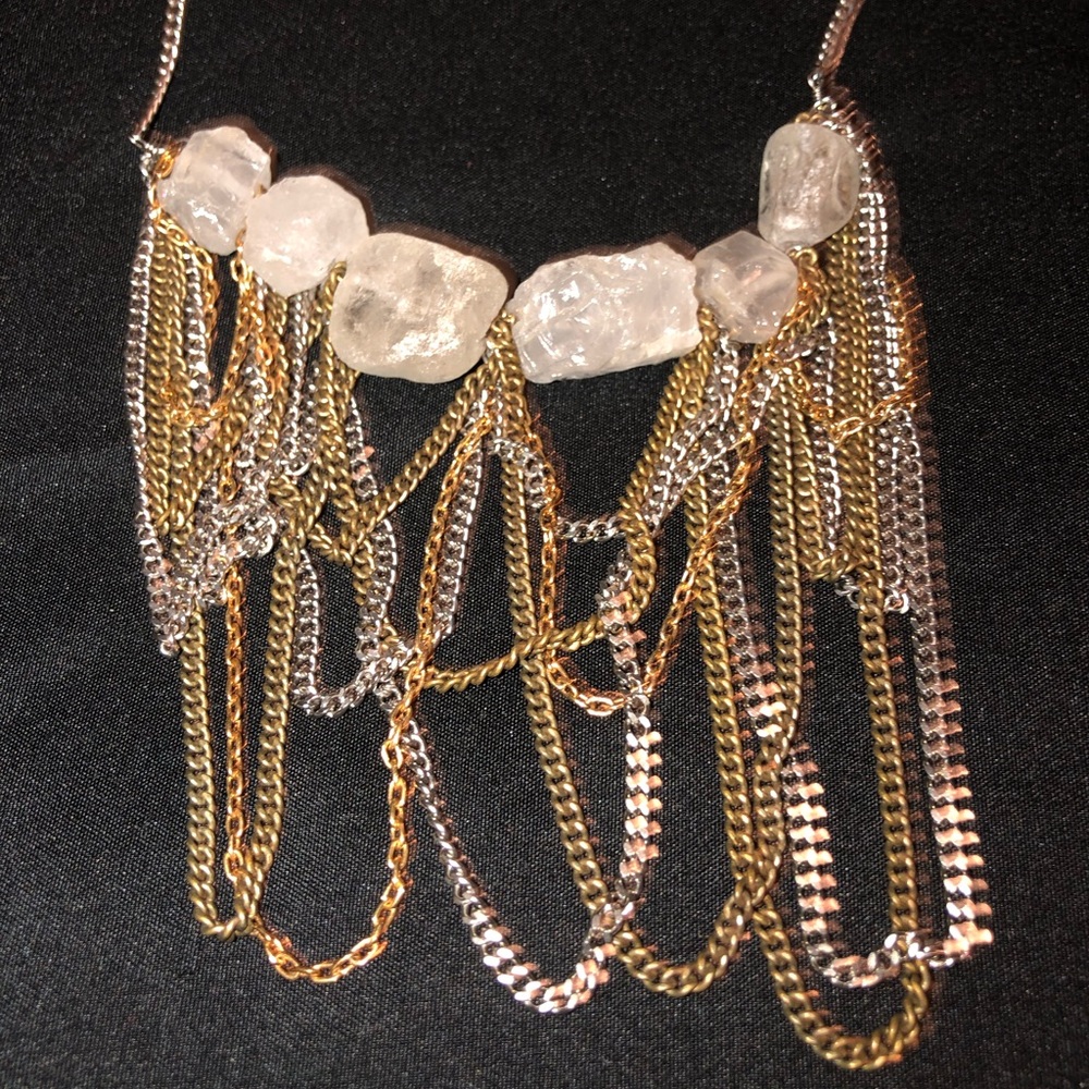 Gemma Redux mixed metals necklace